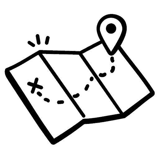 Map guide icon